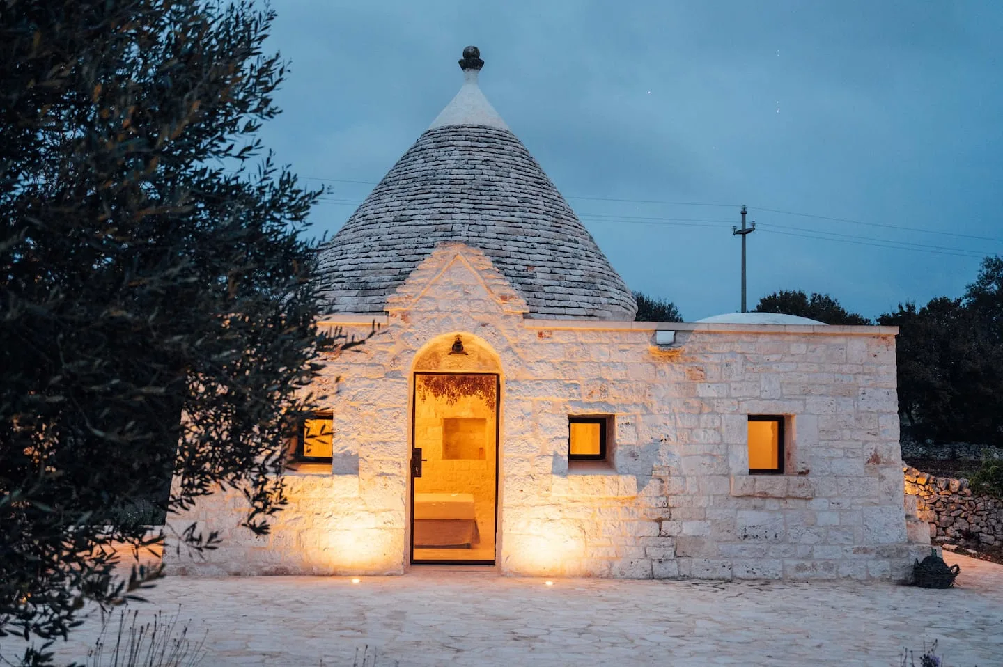Stone trullo at Trulli Masseria Barattolo